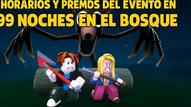 Horarios y premios del evento en 99 Noches en el Bosque 🎮✨