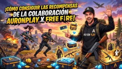 🎮 Cómo conseguir las recompensas de la colaboración de AuronPlay x Free Fire: Guía completa